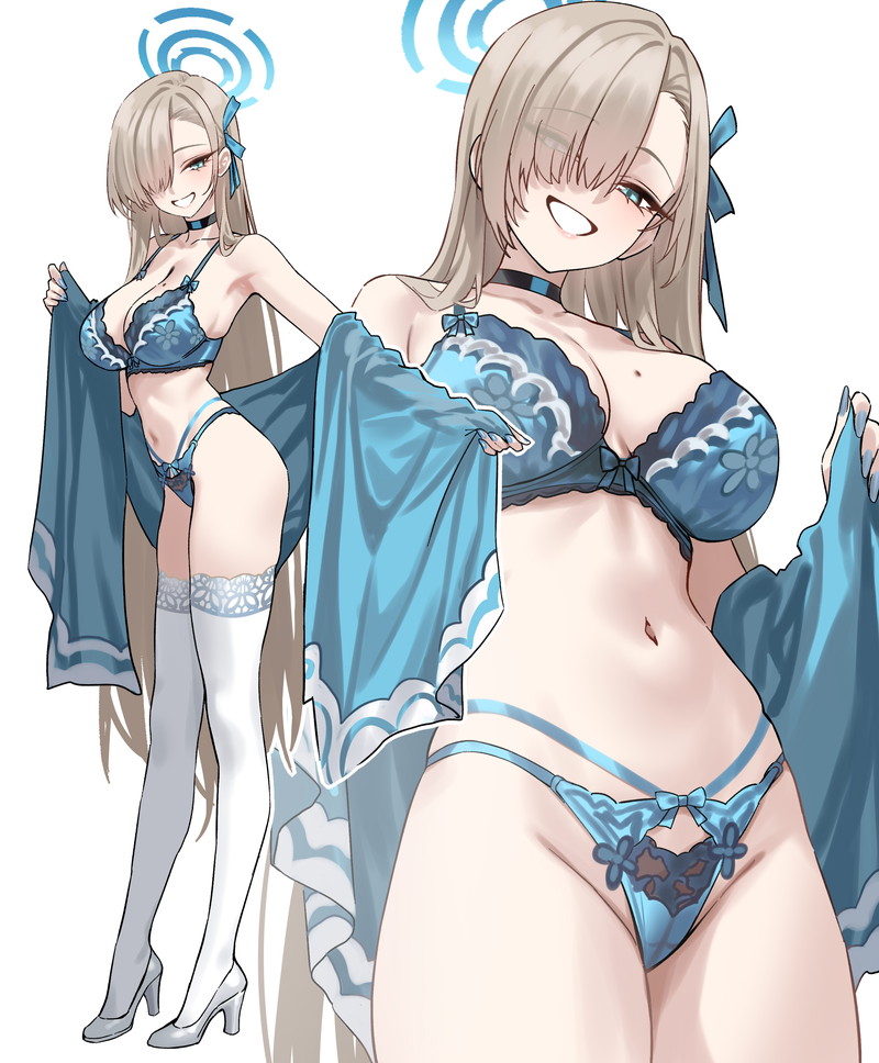ブルーアーカイブの二次エロ画像で！