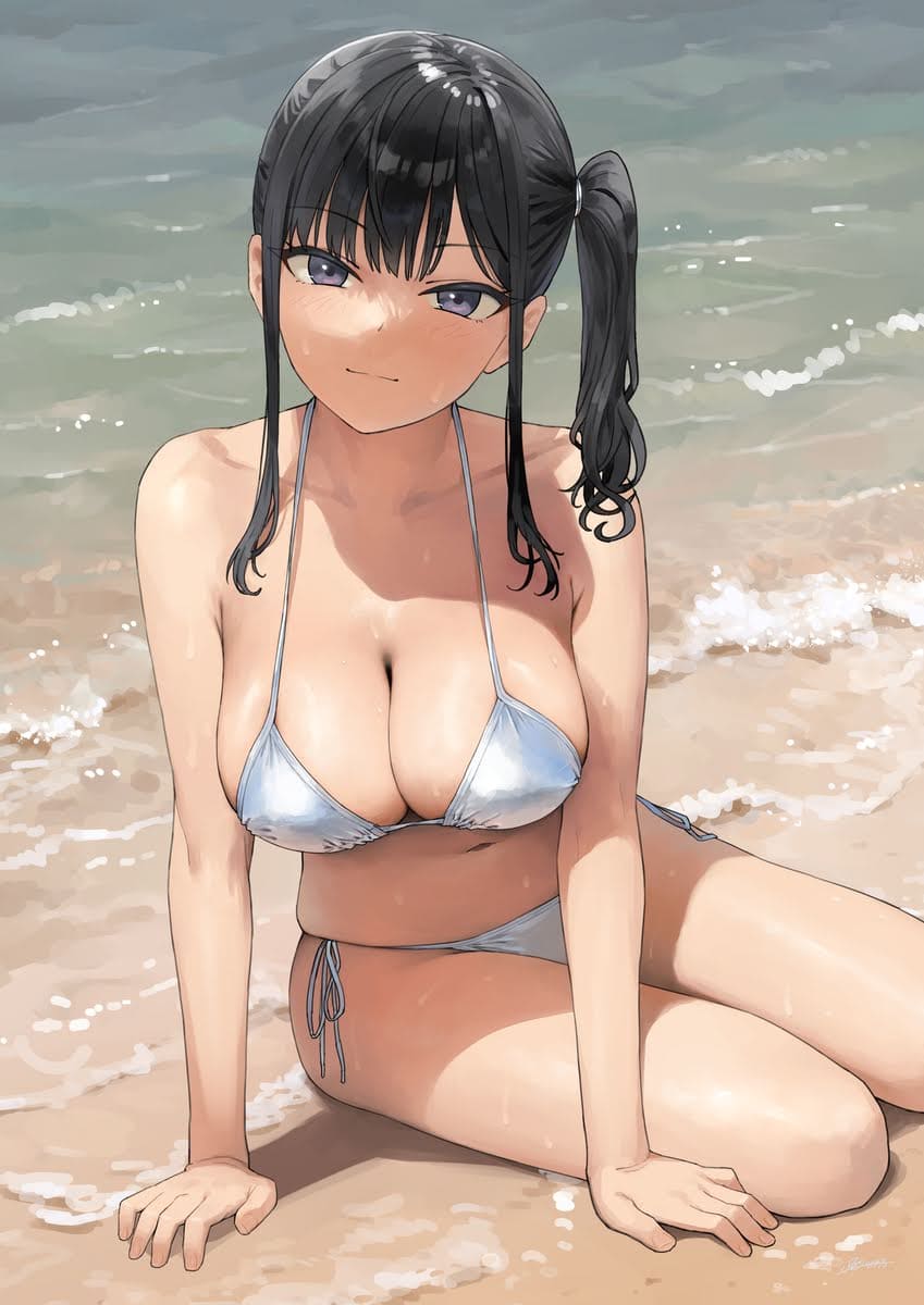 ビキニの背徳感あふれるエロ画像