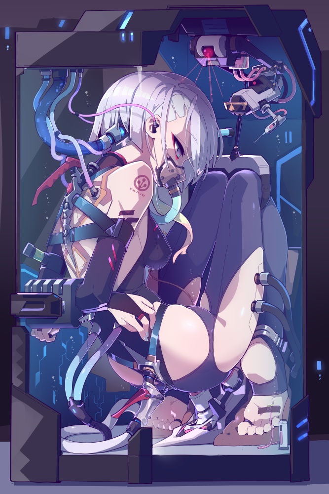 機械姦の虹エロ画像