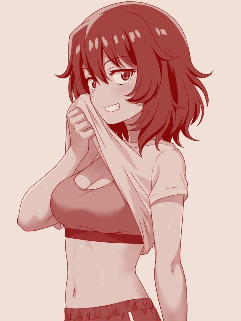 たくし上げのエロい画像