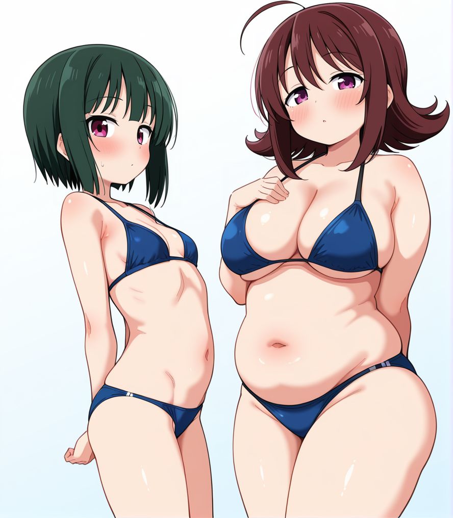 むちむちの虹エロ画像