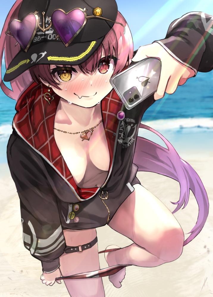 胸チラの二次エロ画像を愛でる。
