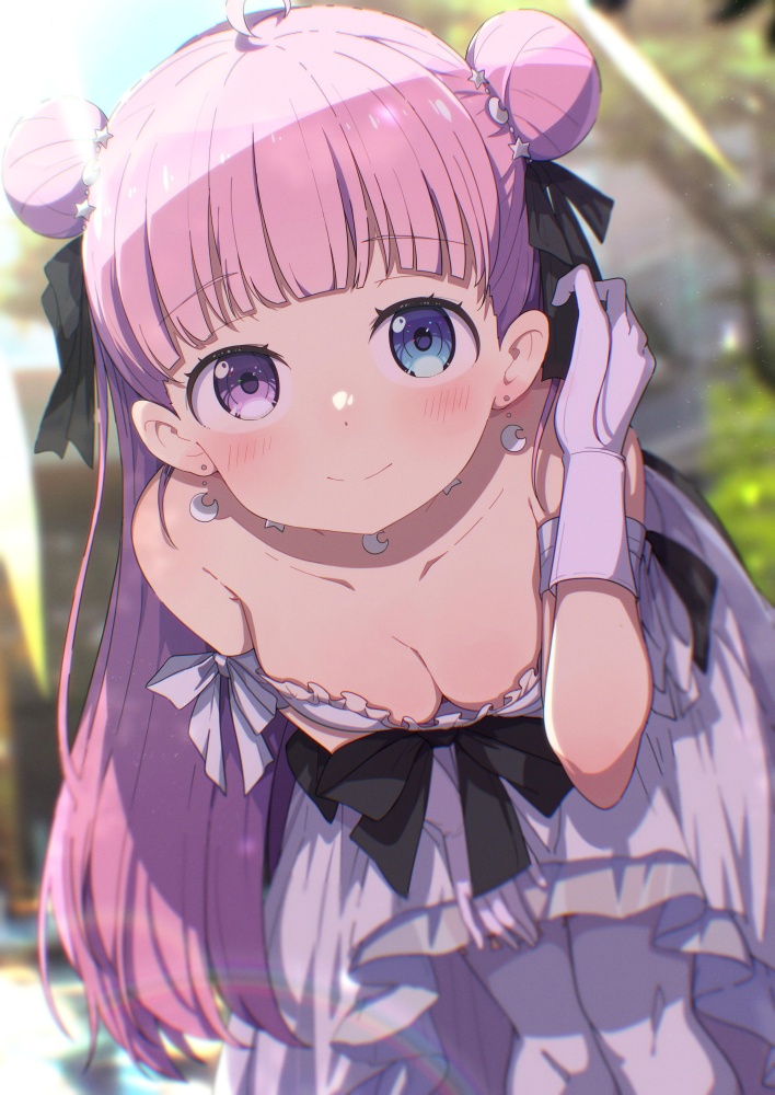 胸チラの二次エロ画像くだしあ。