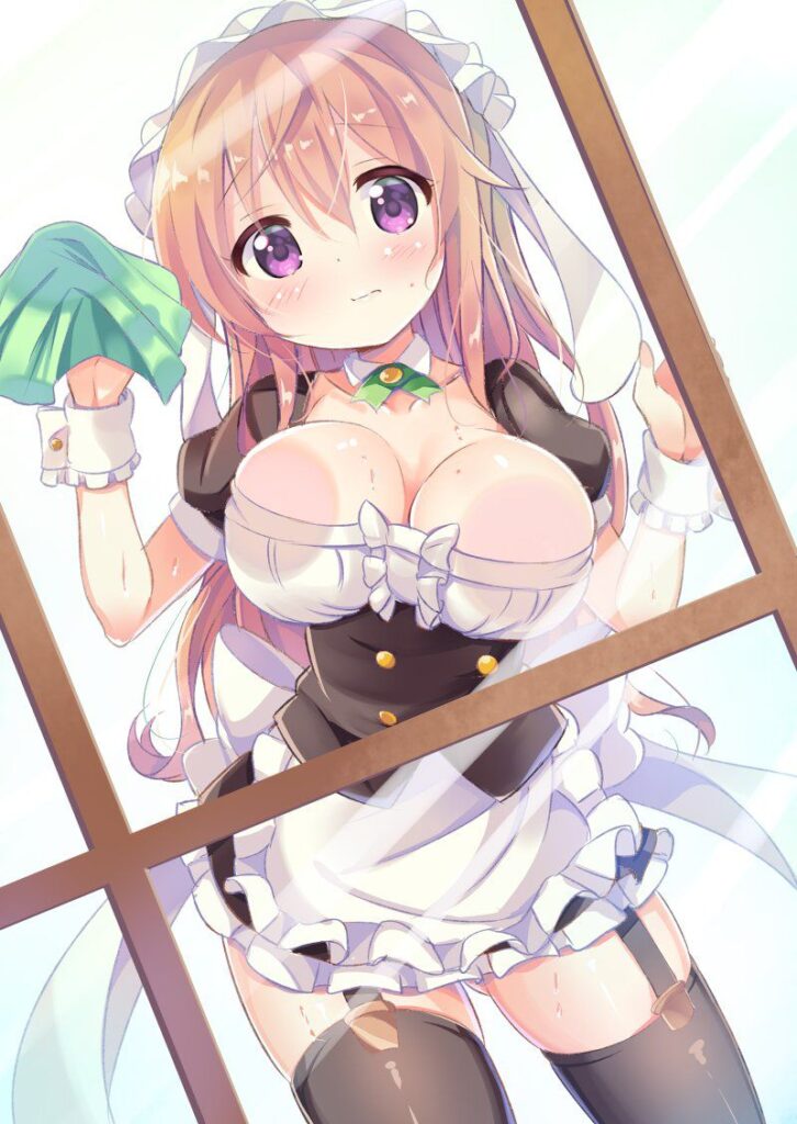 ガーターベルトの可愛い二次元画像。