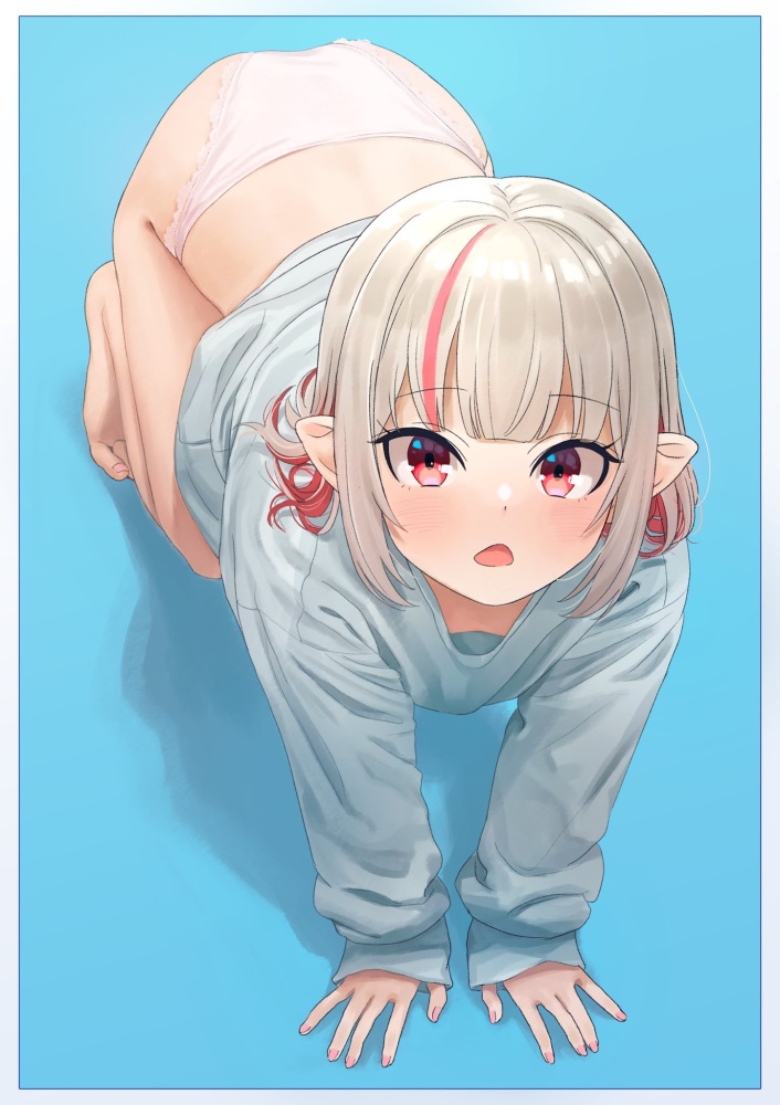 胸チラの二次エロ画像くだしあ。