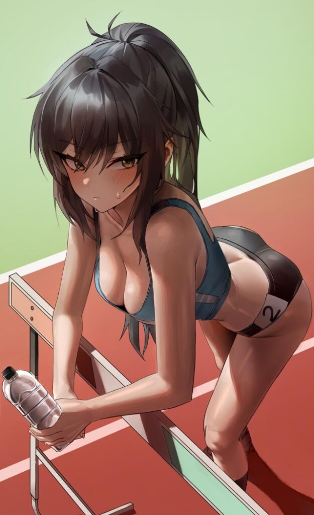 胸チラの二次エロ画像くだしあ。
