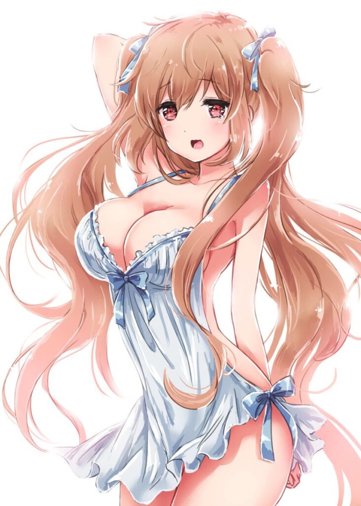 裸エプロンのよさを再確認できるエロ画像