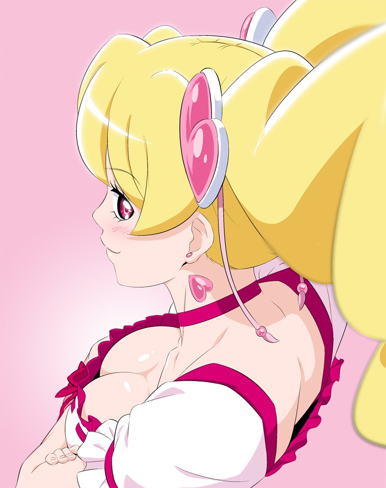胸チラの二次エロ画像くだしあ。