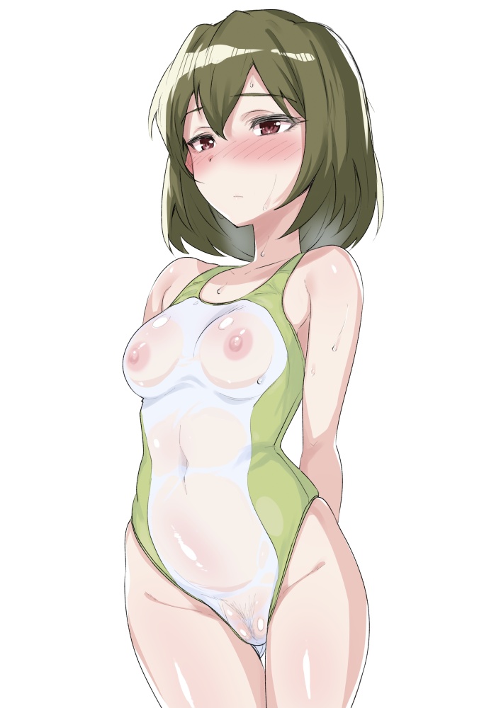 競泳水着の二次エロ画像で!