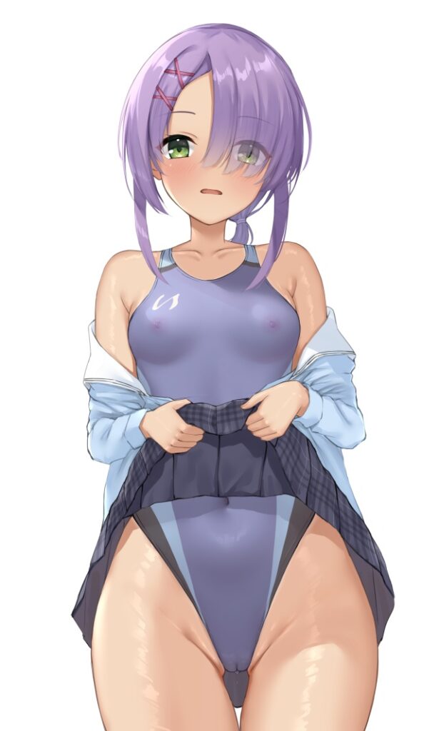 競泳水着の二次エロ画像で!