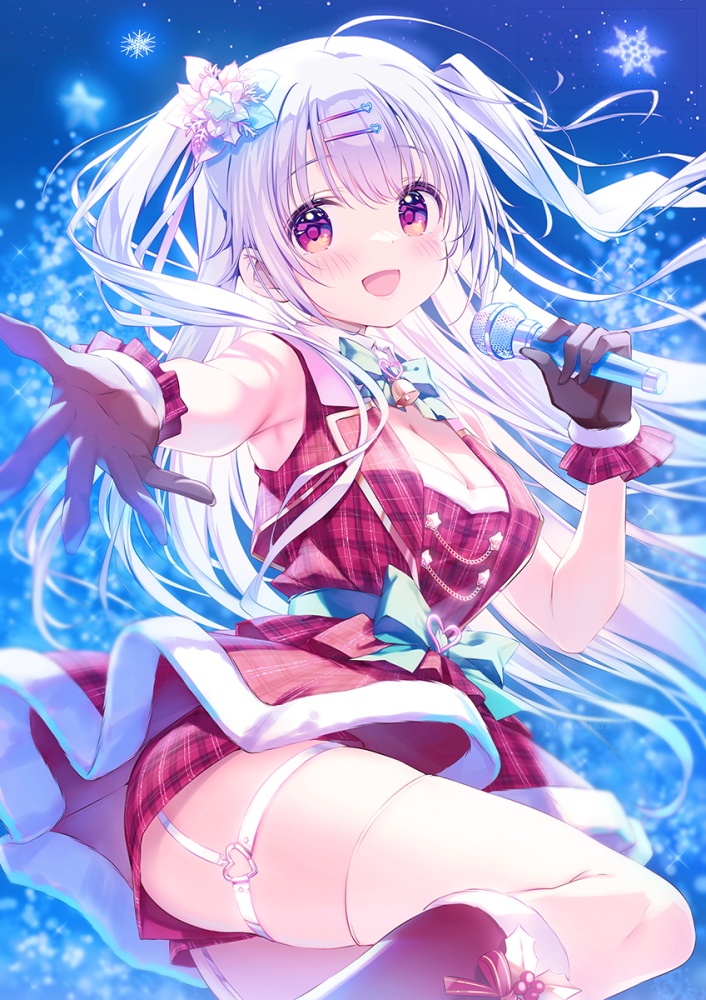 銀髪の背徳感あふれるエロ画像