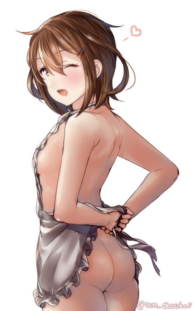 裸エプロンのエロ画像集めてみたよ!