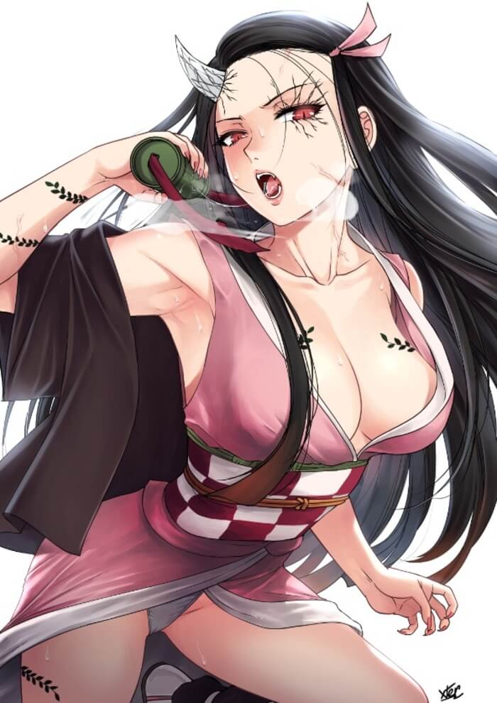 鬼滅の刃の二次エロ画像で!