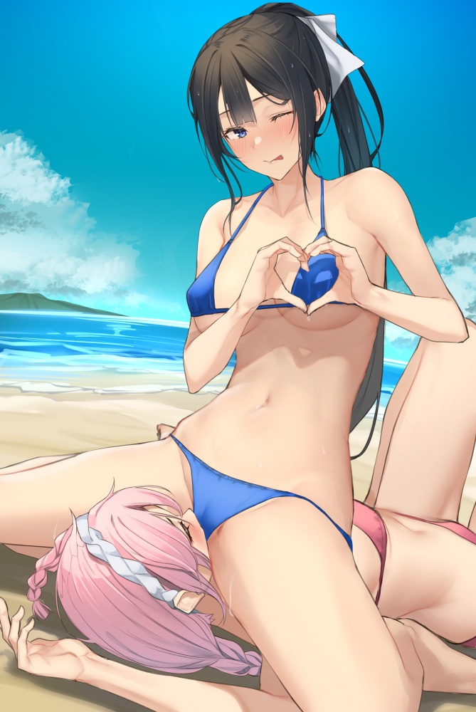 顔面騎乗は最高だぜぇぇ!!ってなるエロ画像