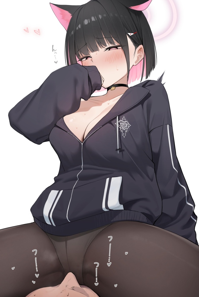 顔面騎乗の虹エロ画像