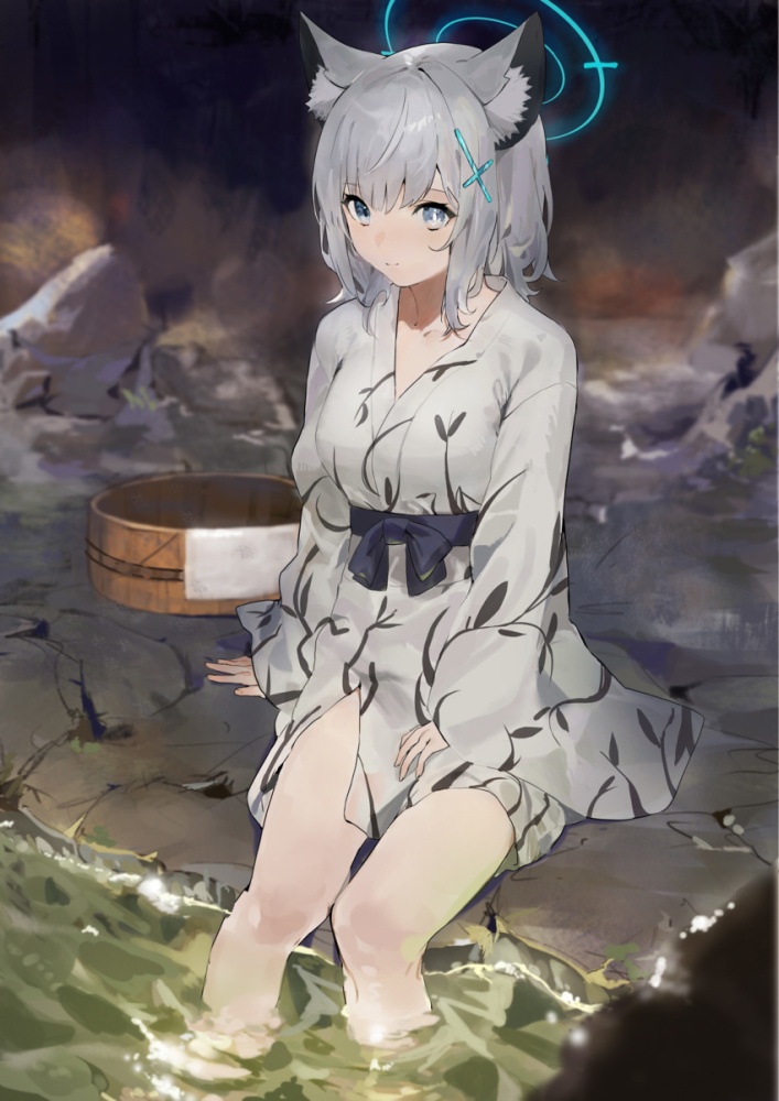温泉の背徳感あふれるエロ画像