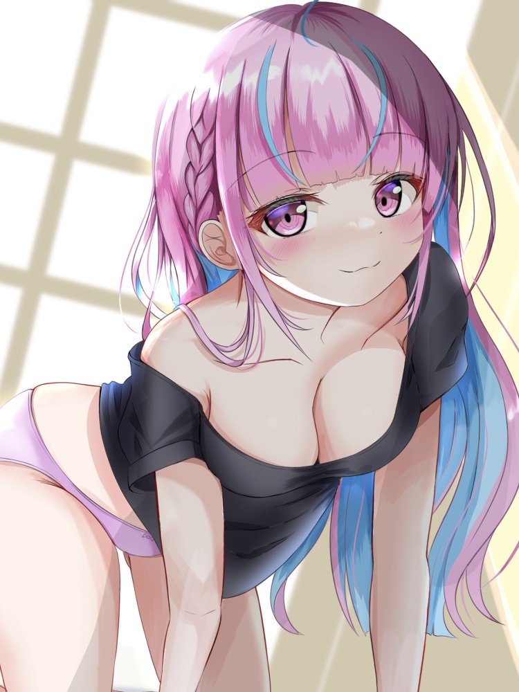 胸チラのエロ画像