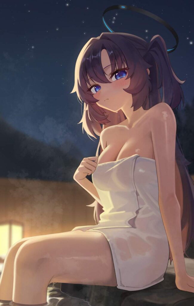 温泉の虹エロ画像