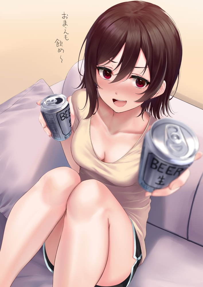 胸チラのエロ画像