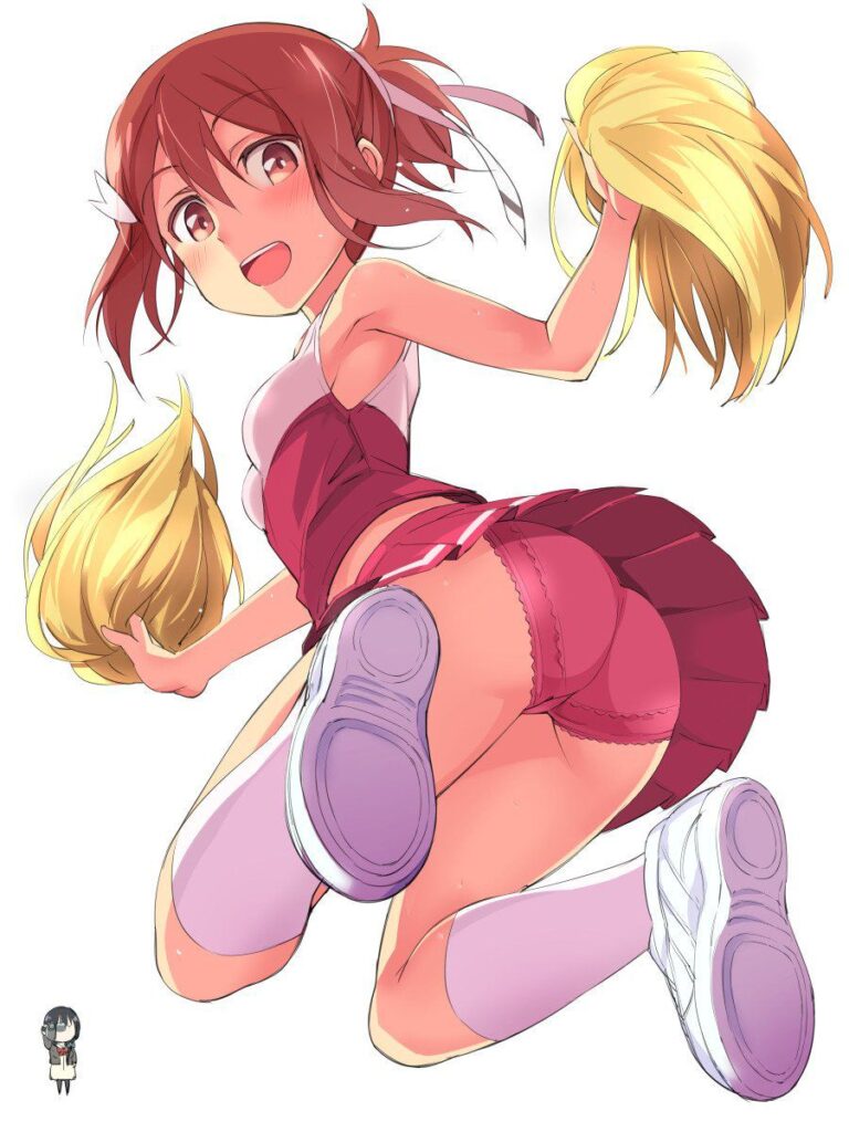 ローアングルのエロ画像なんです!