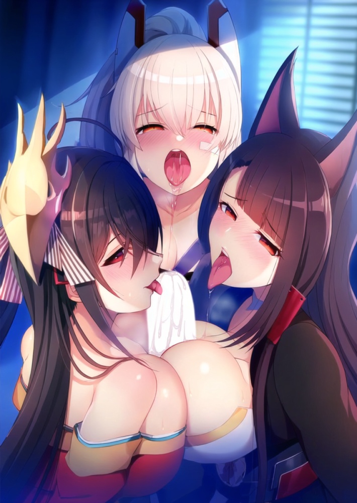 舌の背徳感あふれるエロ画像