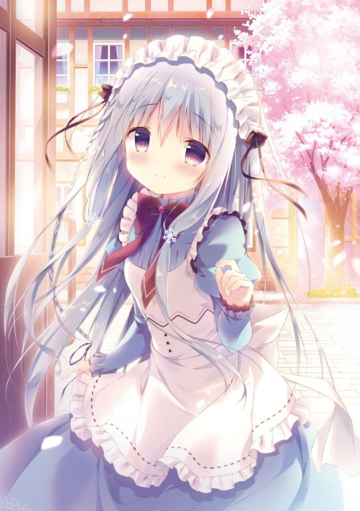 メイドの二次エロ画像を愛でる。
