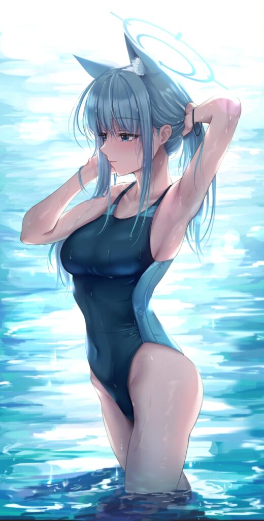 競泳水着の高画質なエロ画像を探してみました!