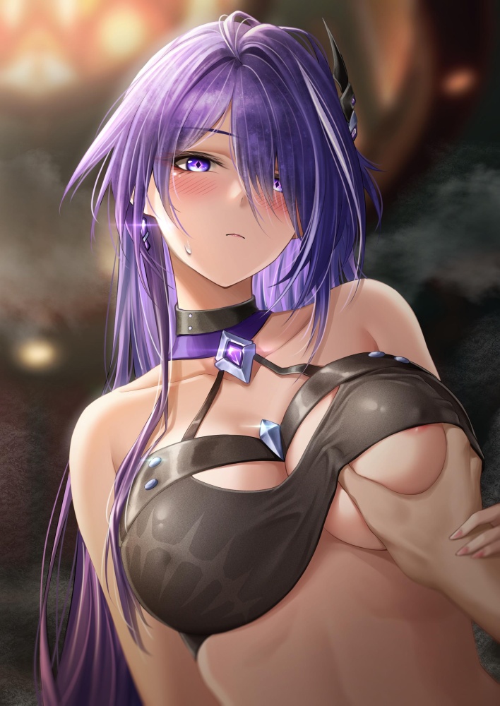 乳揉みのドエロい画像