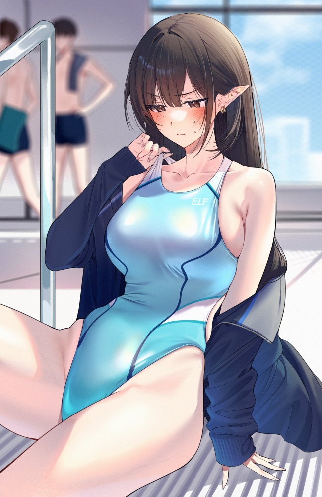 競泳水着の高画質なエロ画像を探してみました!