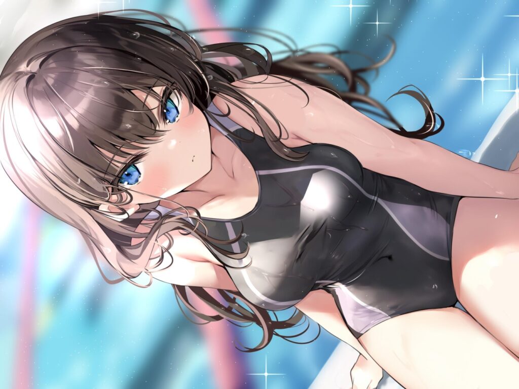 競泳水着の高画質なエロ画像を探してみました!