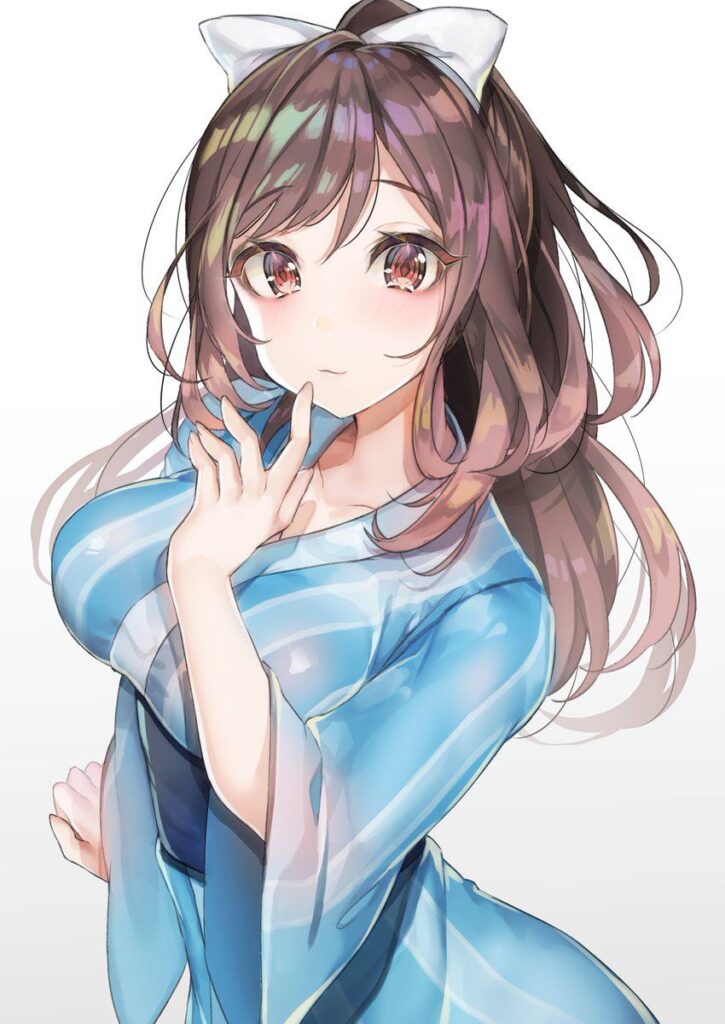 【二次】ポニーテールのメチャシコで可愛い女の子のエッチな画像
