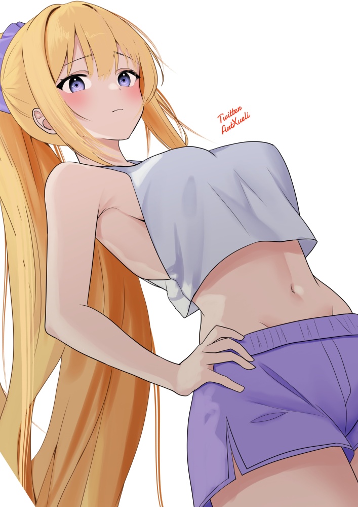 【二次】ポニーテールのメチャシコで可愛い女の子のエッチな画像