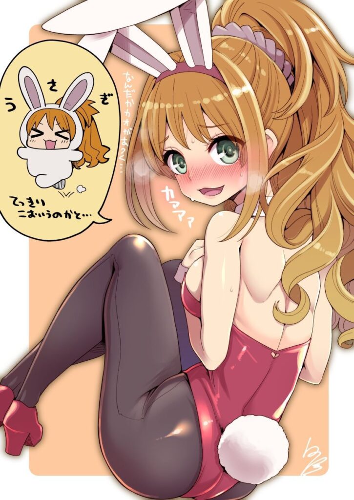 【二次】ポニーテールのメチャシコで可愛い女の子のエッチな画像