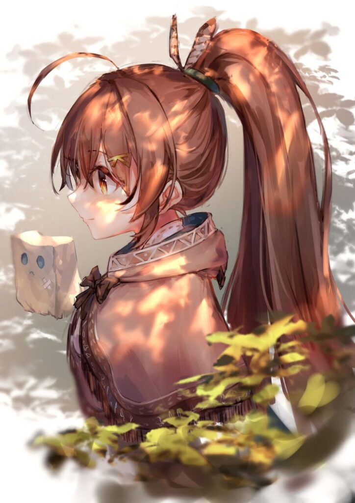 【二次】ポニーテールのメチャシコで可愛い女の子のエッチな画像