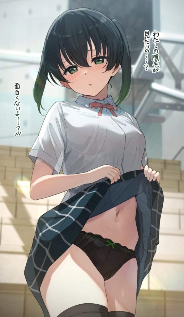 たくし上げのエロ同人のようにドチャシコできる画像集