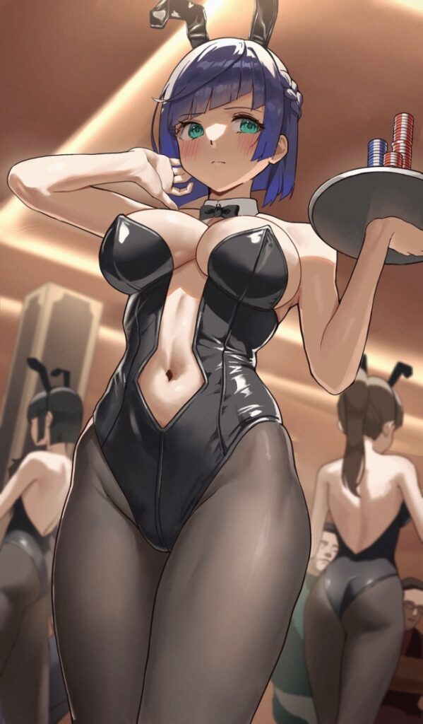 クッソ可愛いバニーガール系美少女で妄想！ハメ撮り中出し！