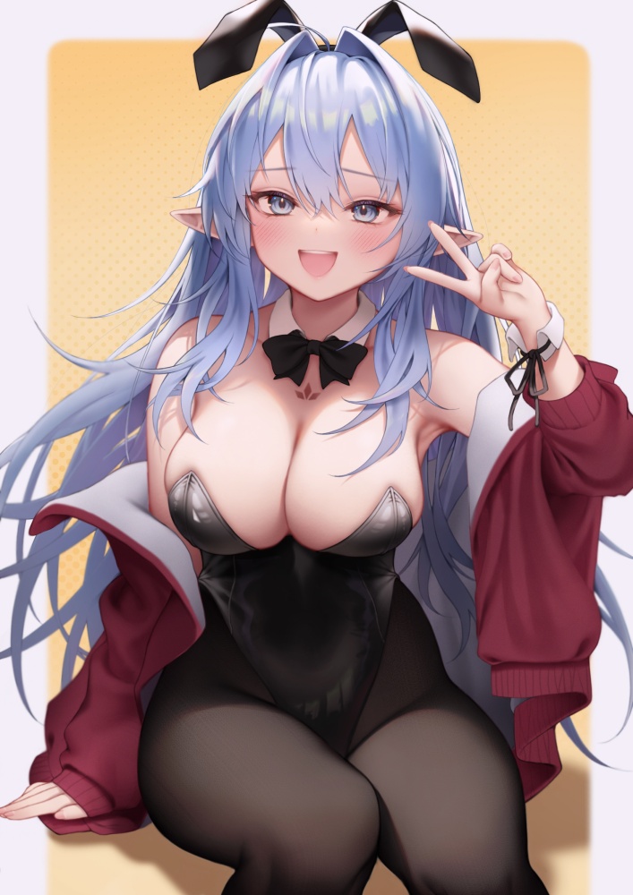 クッソ可愛いバニーガール系美少女で妄想！ハメ撮り中出し！