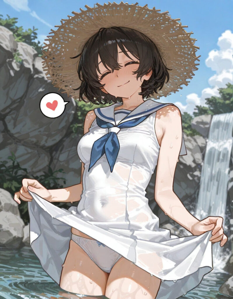 帽子の二次エロ画像でいい夢みましょ♪