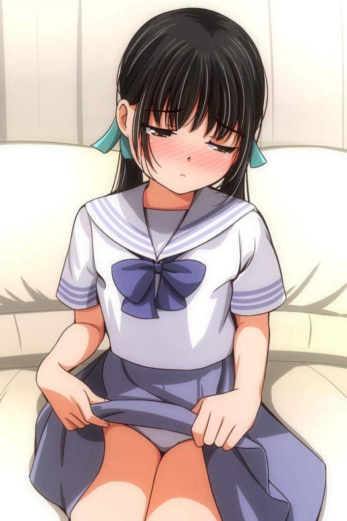 たくし上げのエロ同人のようにドチャシコできる画像集