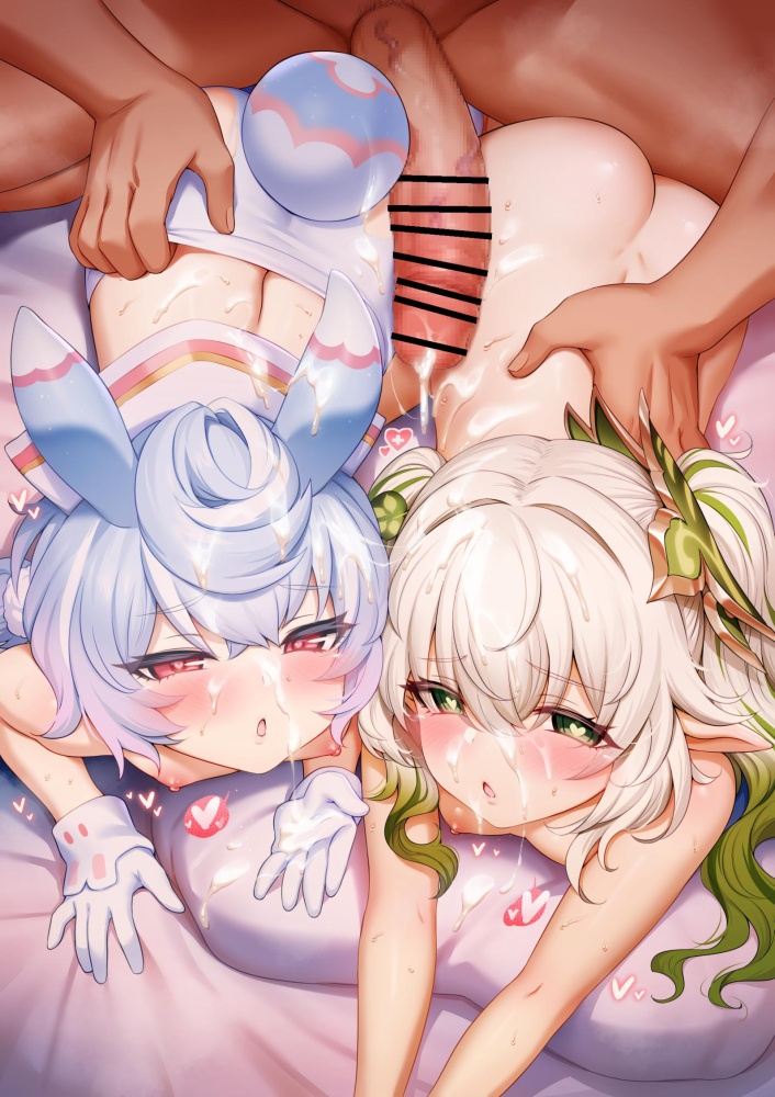 銀髪の二次エロ画像で抜きたい!