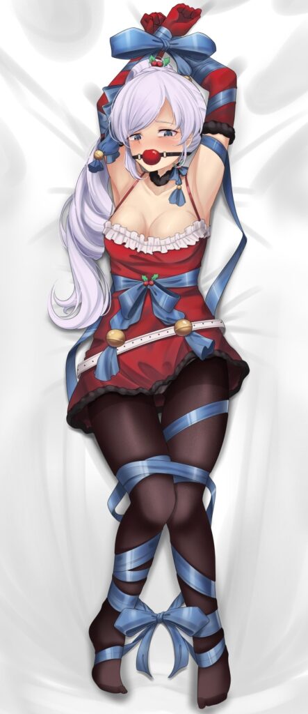 銀髪の萌えイラスト