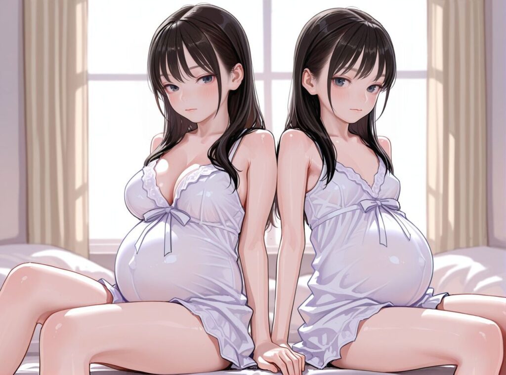 ボテ腹のエロ画像 8