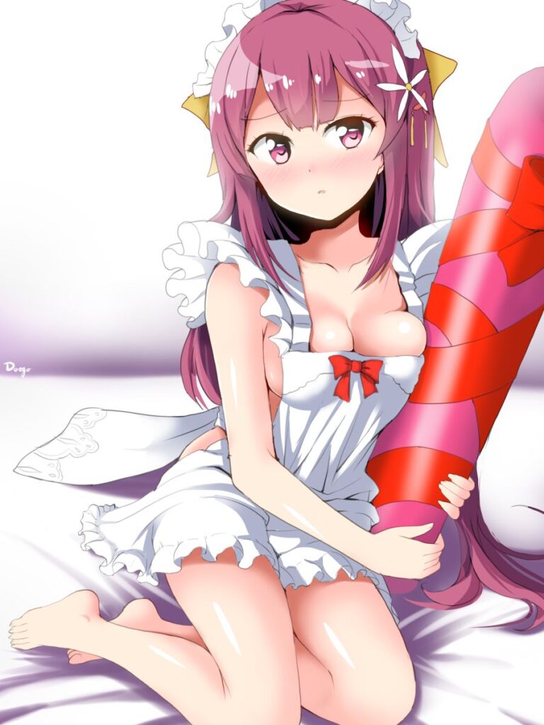 裸エプロンのエロ画像 17