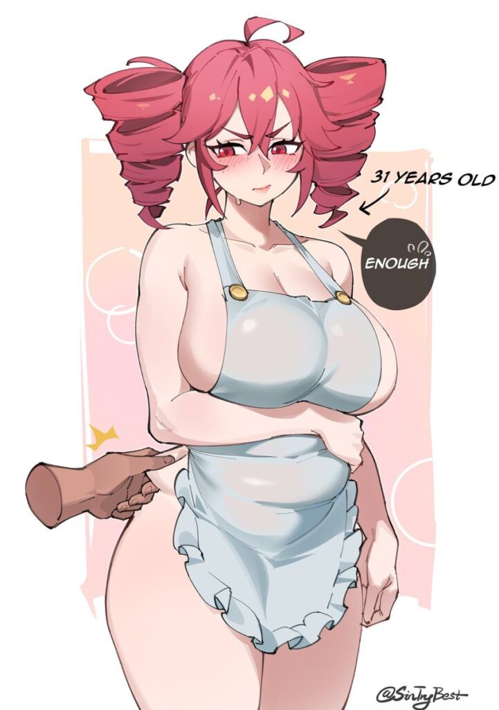 裸エプロンのエロ画像 18