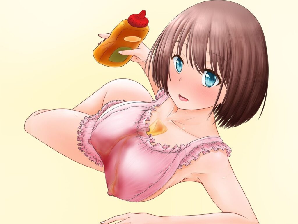 裸エプロンのエロ画像 9