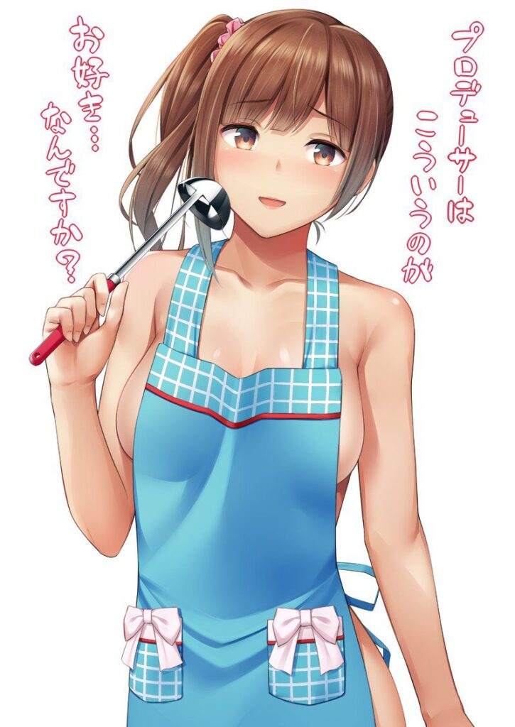 裸エプロンのエロ画像 4