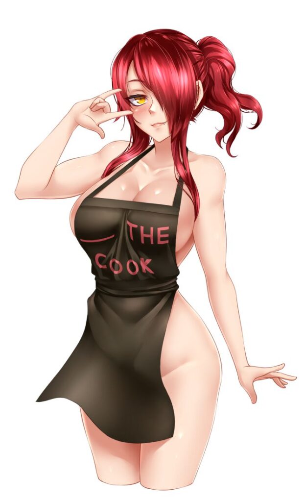裸エプロンのエロ画像 4