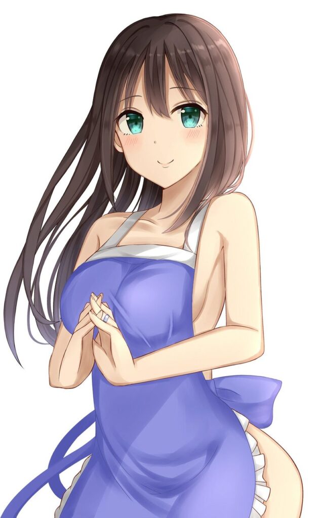 裸エプロンのエロ画像 9