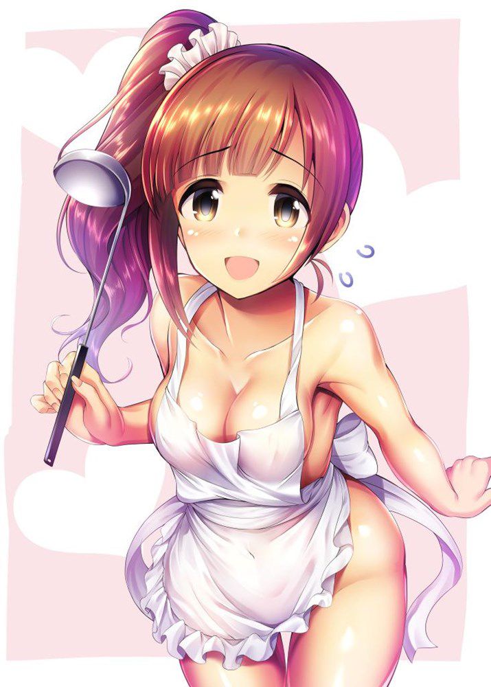 裸エプロンのエロ画像 13