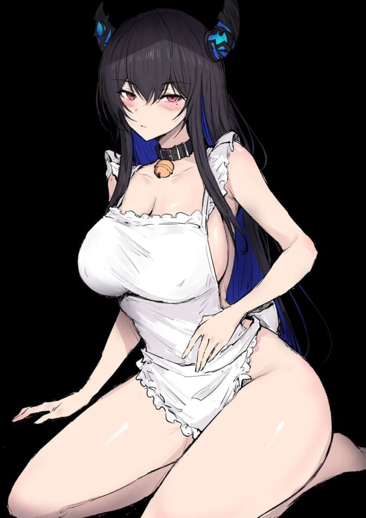 裸エプロンのエロ画像 20